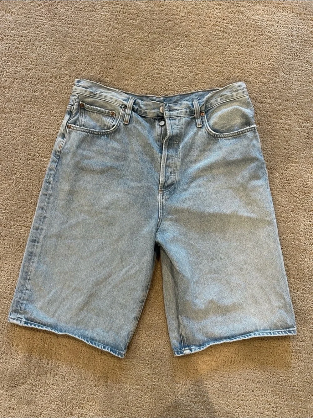 Agolde Ramona Denim Shorts